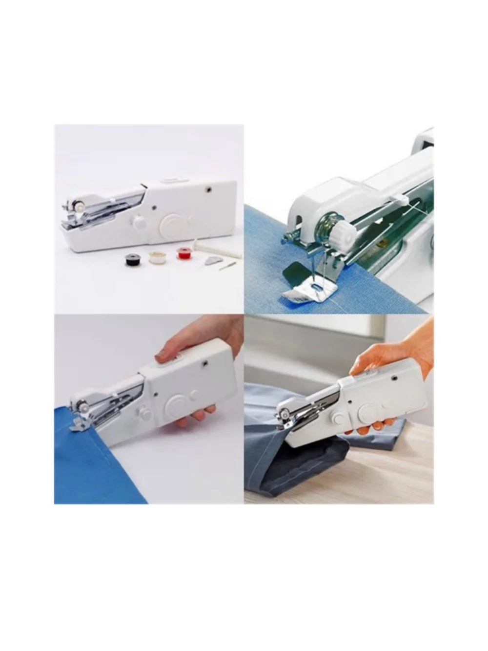 Handy Stitch Portable Sewing Machine White Cordless